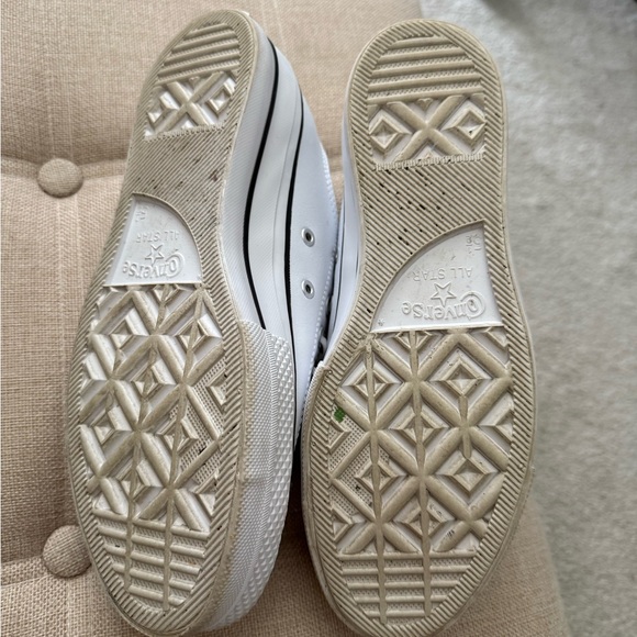 White leather converse - Picture 4 of 4